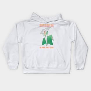 Honour Ireland's Dead Easter Lily Vintage Poster Kids Hoodie